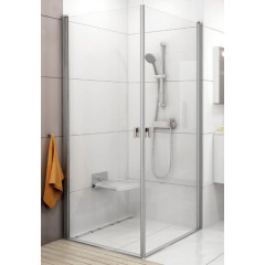 Душові двері Ravak CRV1-90 Полірований алюміній TRANSPARENT (1QV70C01Z1) Житомир