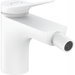 Змішувач Hansgrohe Talis E для біде Matt White із зливним гарнітуром (71720700) Золотоноша