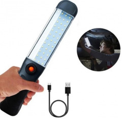 Ліхтарик на магніті акумуляторний Bailong BL PC-048COB USB CHARGE 8094 Black Чернівці