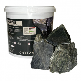 Каміння для сауни Нефрит колотo-пиляне 10-16 см