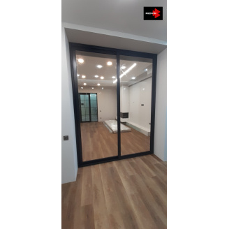 Алюмінієві двері-купе Schüco (Німеччина), Aluron (Польща), Framex (Україна) від виробника в Києві