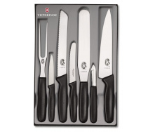 Набор кухонных ножей Victorinox Kitchen Set 7 шт Черный (5.1103.7)