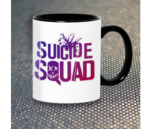 Чашка Fan Girl Лого Отряд Самоубийц Suicide Squad New (14461) 330 мл Разноцветный