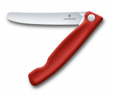 Кухонный нож Victorinox Swiss Classic Foldable Paring Knife складной, красный, 11 см (6.7831.FB)