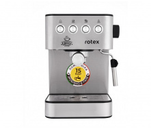 Рожковая кофеварка эспрессо Rotex RCM850-S Power Espresso