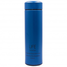 Фото - Термос стальной Zelart 450ml LIFE D-010 Синий Термос стальной Zelart 450ml LIFE D-010 Синий