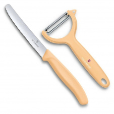 Фото - Набор из ножа и овощечистки Victorinox Swiss Classic Paring Set Светло оранжевый (6.7116.23L52) Набор из ножа и овощечистки Victorinox Swiss Classic Paring Set Светло оранжевый (6.7116.23L52)