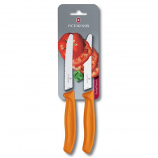 Фото - Набор кухонных овощных ножей Victorinox TomatoSausage 11 см 2 шт Оранжевые (6.7836.L119B) Набор кухонных овощных ножей Victorinox TomatoSausage 11 см 2 шт Оранжевые (6.7836.L119B)