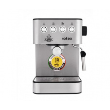 Фото - Рожковая кофеварка эспрессо Rotex RCM850-S Power Espresso Рожковая кофеварка эспрессо Rotex RCM850-S Power Espresso