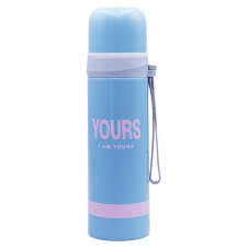 Термос стальной Zelart 500ml 2335 Голубой