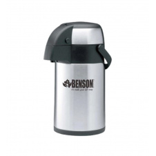 Термос помповый для горячих или холодных напитков Benson BN 287 4 л Стальной