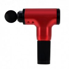Фото - Аккумуляторный массажер для тела 4 насадки Fascial Gun KH-320 Красный (VD201605935) Аккумуляторный массажер для тела 4 насадки Fascial Gun KH-320 Красный (VD201605935)