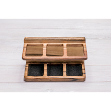 Деревянный органайзер для хранения косметики ecoWalnut 190x87.5x110 мм