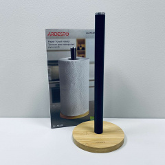 Тримач для паперових рушників 15х34 см Ardesto Midori AR0913BB Запоріжжя
