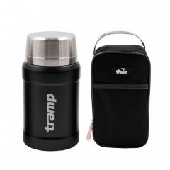 Термос Tramp с широким горлом 800 мл в чехле Black (1042-TRC-132-black) Жмеринка