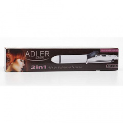 Щипцы плойка для волос 2 в 1 Adler AD 2104 ceramic 50 Вт Белые Житомир