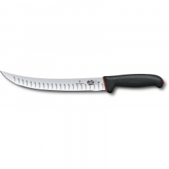 Кухонный нож мясника Victorinox Fibrox Butcher Dual Grip 25 см Черно-красный (5.7223.25D) Хмільник