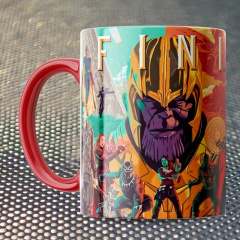 Чашка Fan Girl Война бесконечности Марвел - Marvel (15769) 330 мл Красный Покровск