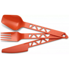 Столовий набір Primus Lightweight TrailCutlery Tangerine (740615) Сумы