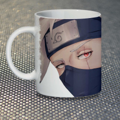 Чашка Fan Girl Какаши Хатаке шаринган Наруто - Naruto New (14559) 330 мл Разноцветный Обухів