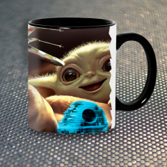 Чашка Fan Girl Йода Yoda Мандалорец 2 New (14521) 330 мл Разноцветный Тернопіль