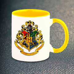 Чашка Fan Girl Герб Хогвартса Гарри Поттер Harry Potter New (14464) 330 мл Разноцветный Тернополь