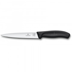 Кухонный нож Victorinox SwissClassic Filleting Flex филейный гибкое лезвие 16 см (6.8713.16B) Орехов