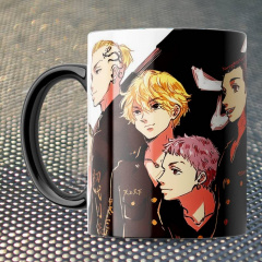 Чашка Fan Girl знамя Токийские Мстители - Tokyo Revengers (15782) 330 мл Черный Ворожба