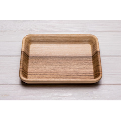 Пиала из древесины ореха для овощей и фруктов ecoWalnut 175x135x25 мм Дрогобыч