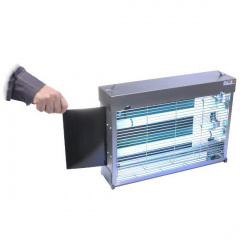 Уничтожитель насекомых двусторонний с клейкой бумагой Pomel DUO LT-60 350х470 х120 мм Серый Енергодар