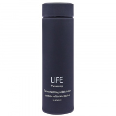 Термос стальной Zelart 450ml LIFE D-013 Черный Вишневе