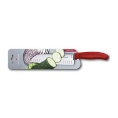 Кухонный нож Victorinox SwissClassic Santoku 170 мм Красный (6.8521.17B) Михайловка