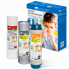 Комплект картриджей Santan Premium, 10" для фильтров обратного осмоса Конотоп