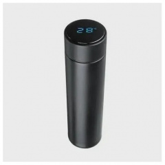 Умный термос с индикатором температуры сенсорный OPT-TOP T-Bottle 919 500 мл Black (2019461064) Киев