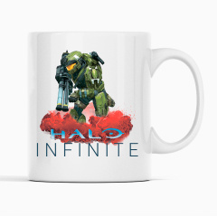 Кружка для игроманов Кавун Halo Infinite 320 мл Белый (К001794) Ладан