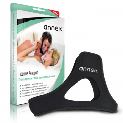 Повязка на голову ANNEK лечение от храпа Черный (AN1049) Самбор
