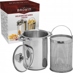 Многофункциональная кастрюля с корзиной Browin 24 см Изюм