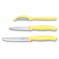 Набор Victorinox Swiss Classic Trend Colors Paring Knife Set with Universal Peeler Светло-жёлтый (6.7116.31L82) Жмеринка