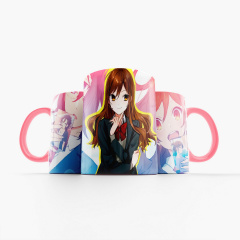 Чашка Хоримия Коёко Хори розовая - Horimiya (17663) Fan Girl 330 Гайсин
