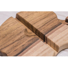Деревянный органайзер для мобильного телефона и планшета ecoWalnut 175х140х15 мм Доманёвка