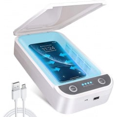Уф стерилизатор портативный для телефона с функцией ароматерапии UV Portable Phone Sanitizer Белый Кременец