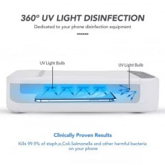 Уф стерилизатор портативный для телефона с функцией ароматерапии UV Portable Phone Sanitizer Белый Кременец