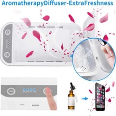 Уф стерилизатор портативный для телефона с функцией ароматерапии UV Portable Phone Sanitizer Белый Кременец