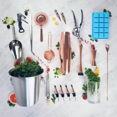 Подарочный набор барного инвентаря Olin&Olin 20 предметов Медный (ChampKitM-91020) Киев