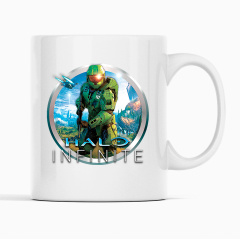 Кружка для игроманов Кавун Halo Infinite 320 мл Белый (К001793) Ладан