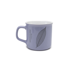 Чашка Limited Edition Minimalism 350 мл Фиолетово-черный ЦБ-00249414 (SKT000991178) Орехов