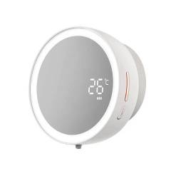 Сенсорный диспенсер настенный дозатор для мыла с зеркалом Zhiya MYX-W2 LED White Талалаївка