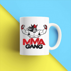 Кружка чашка белая с принтом "MMA Gang Викинг" Кавун Кам'янець-Подільський