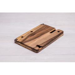 Подставка из дерева для двух телефонов/часов Apple ecoWalnut 300x231x210 мм Киев