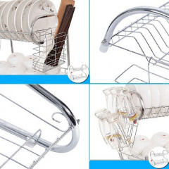 Стойка для сушки посуды Kitchen Storage rack нержавеющая сталь (1756374704) Киев